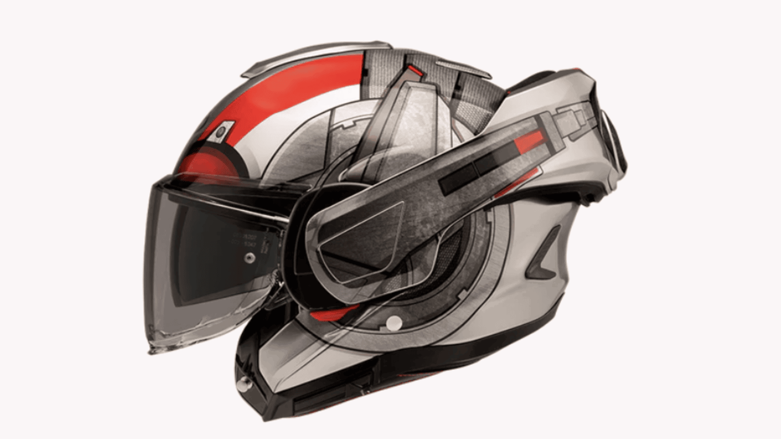 HJC bringt den neuen drehbaren modularen Motorradhelm F100 Ant-Man Marvel heraus