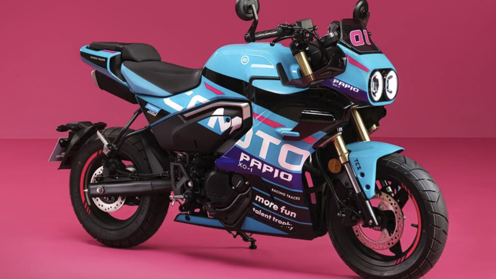 Der niedliche CFMoto XO Papio Racer erhält von der MotoGP inspirierte Farben