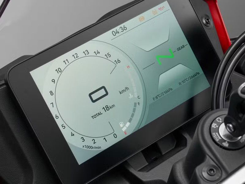 Das Armaturenbrett des SRK 421 RR