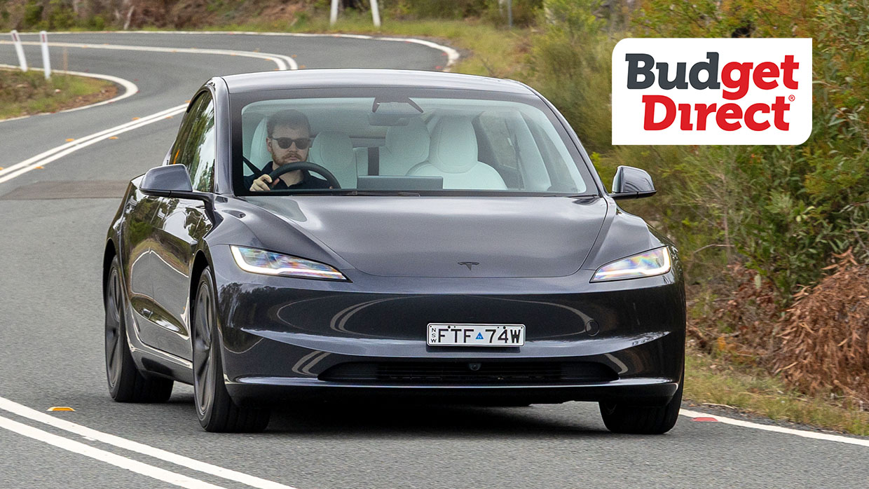 Tesla Model 3 mit vollständig selbstfahrendem Langzeittest