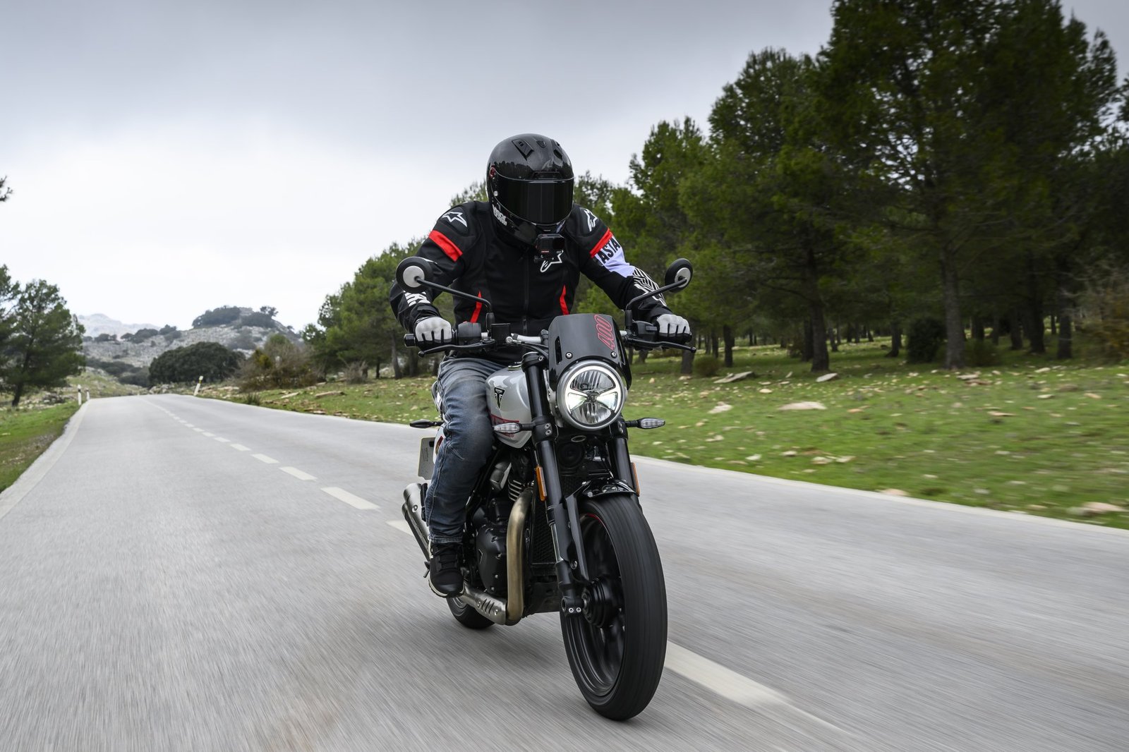 Triumph Tracker 400 - fahren