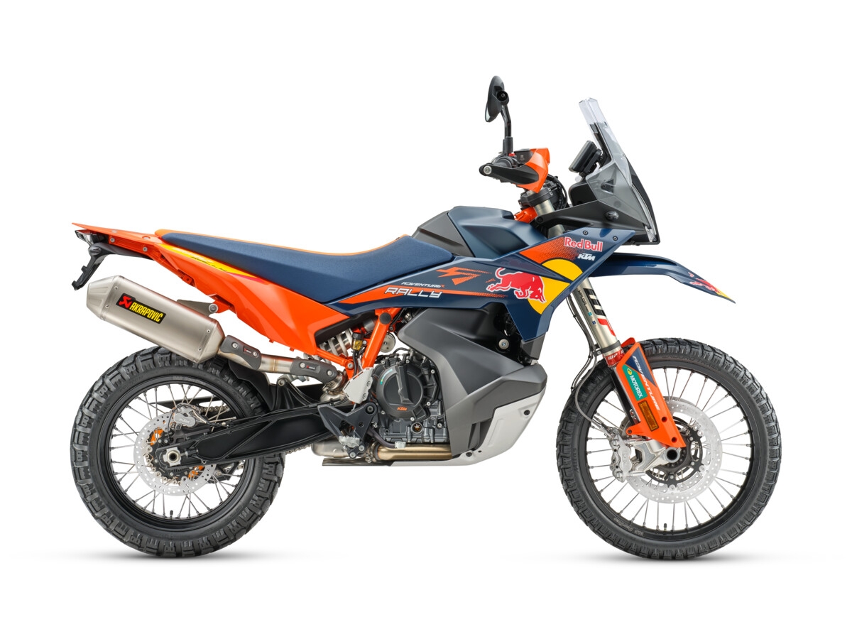 Statische Aufnahme der neuen 890 Adventure R Rally