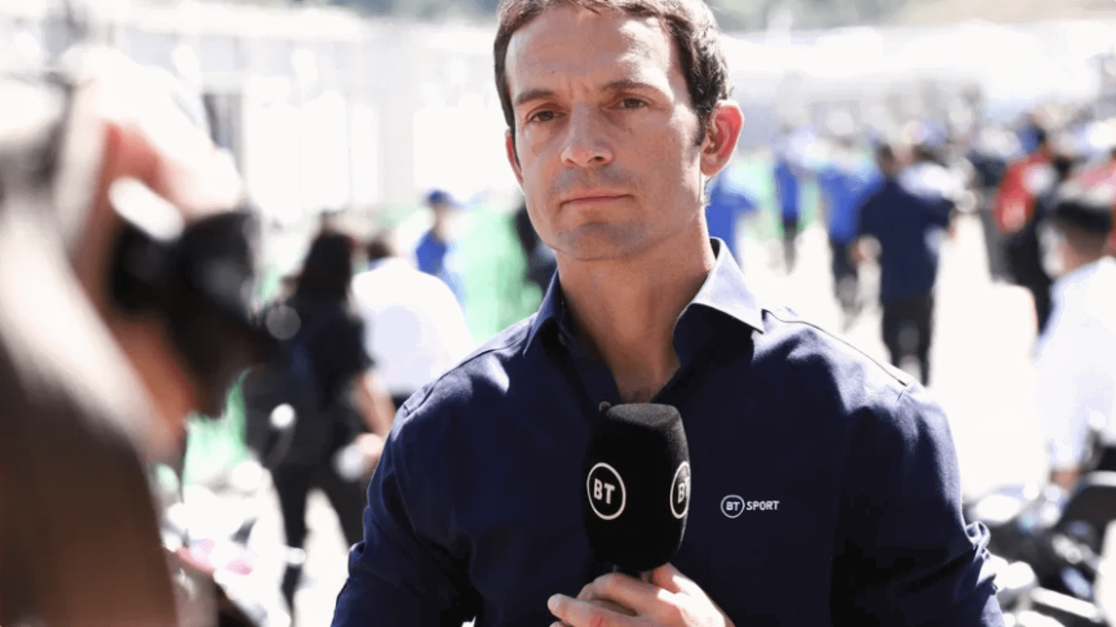 Sylvain Guintoli at a MotoGP event