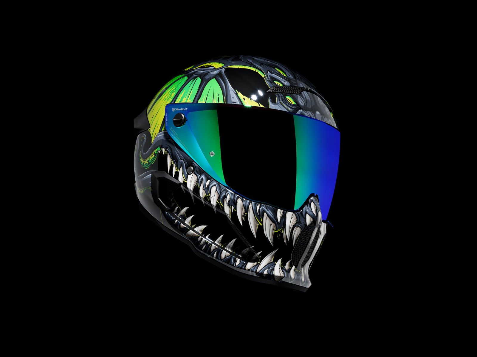Ruroc AT4.0 Carbon Cthulhu Helm