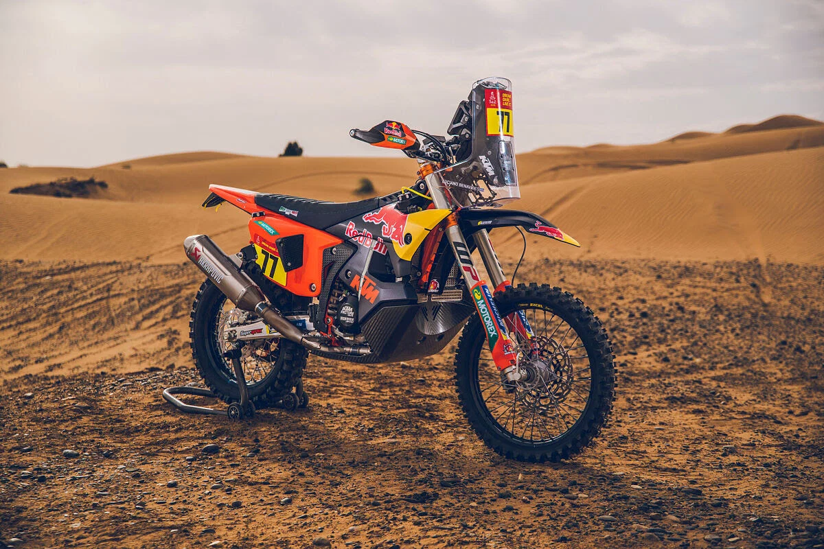 KTMs neue 450 Rally Replica Luciano Benavides Factory Edition. 