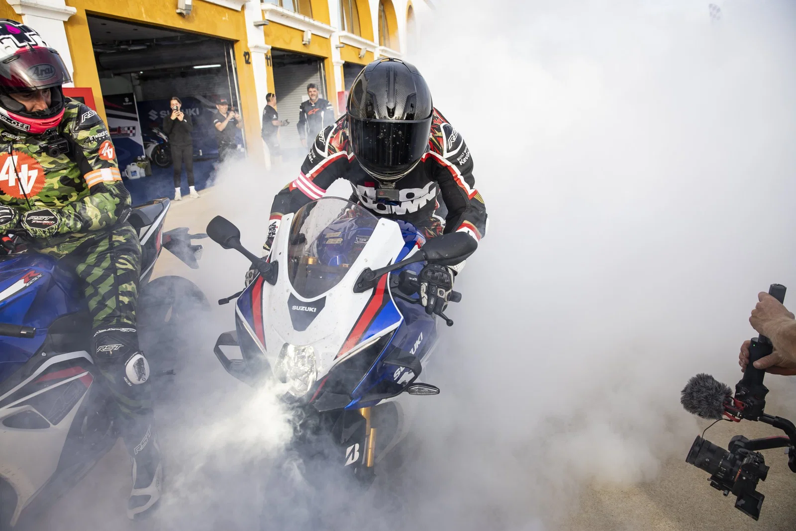 Die Suzuki GSX-R1000R Baujahr 2026 – wir haben das Event übrigens gewonnen. 724 km in sechs Stunden