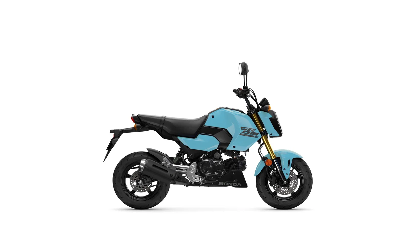 Aktualisierter Honda Grom mit einer blauen Farboption.