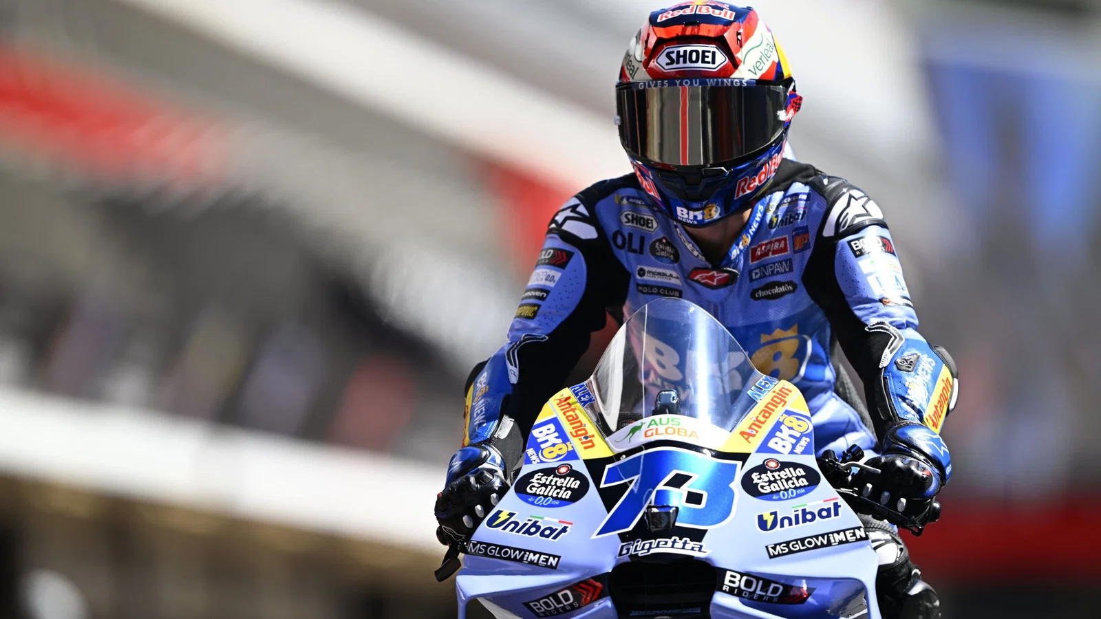 Alex Marquez at the Catalunya MotoGP.