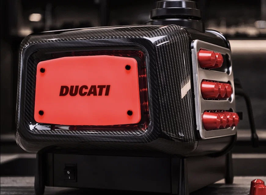 Ducati Barista M3 Kaffeemaschine. Bildnachweis: Ducati.
