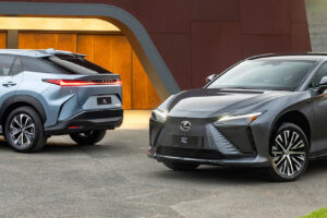 Lexus RZ 2026: Die leistungsstarke 300-kW-F-Sport-Variante ergänzt eine verbesserte Elektro-SUV-Modellreihe und konkurriert mit Audi Q4 e-Tron und BMW iX3