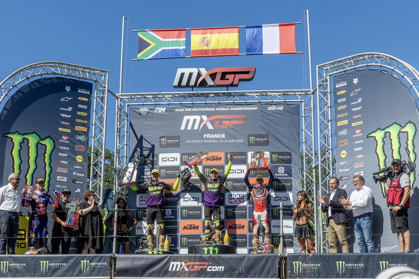 Das MXGP-Podium