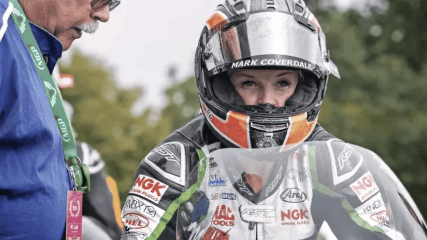 Maria Costello bei den TT-Rennen 2019. Bildnachweis: Isle of Man TT.