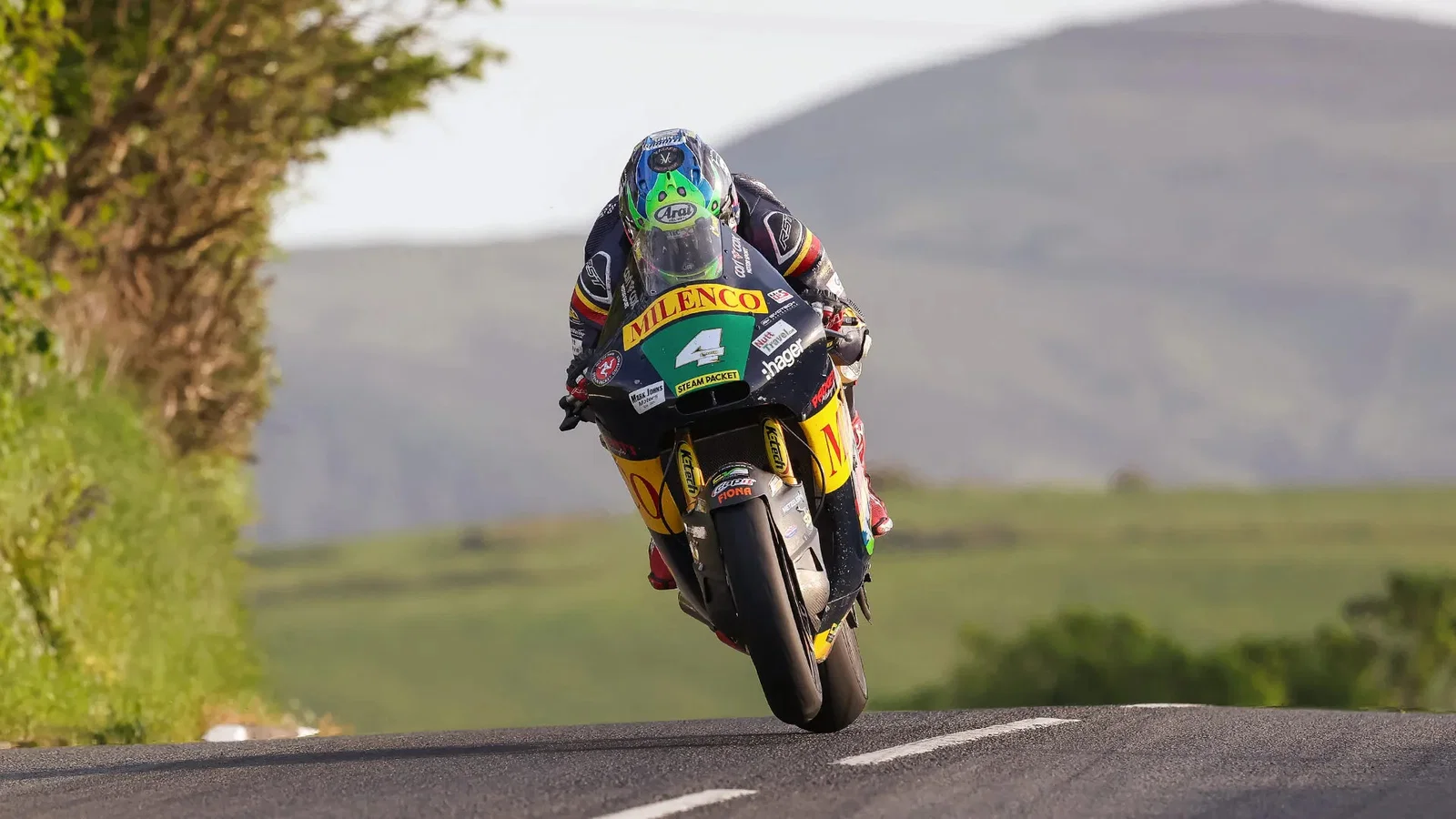 Jamie Coward in der Sportbike-Klasse. Bildnachweis: Isle of Man TT.