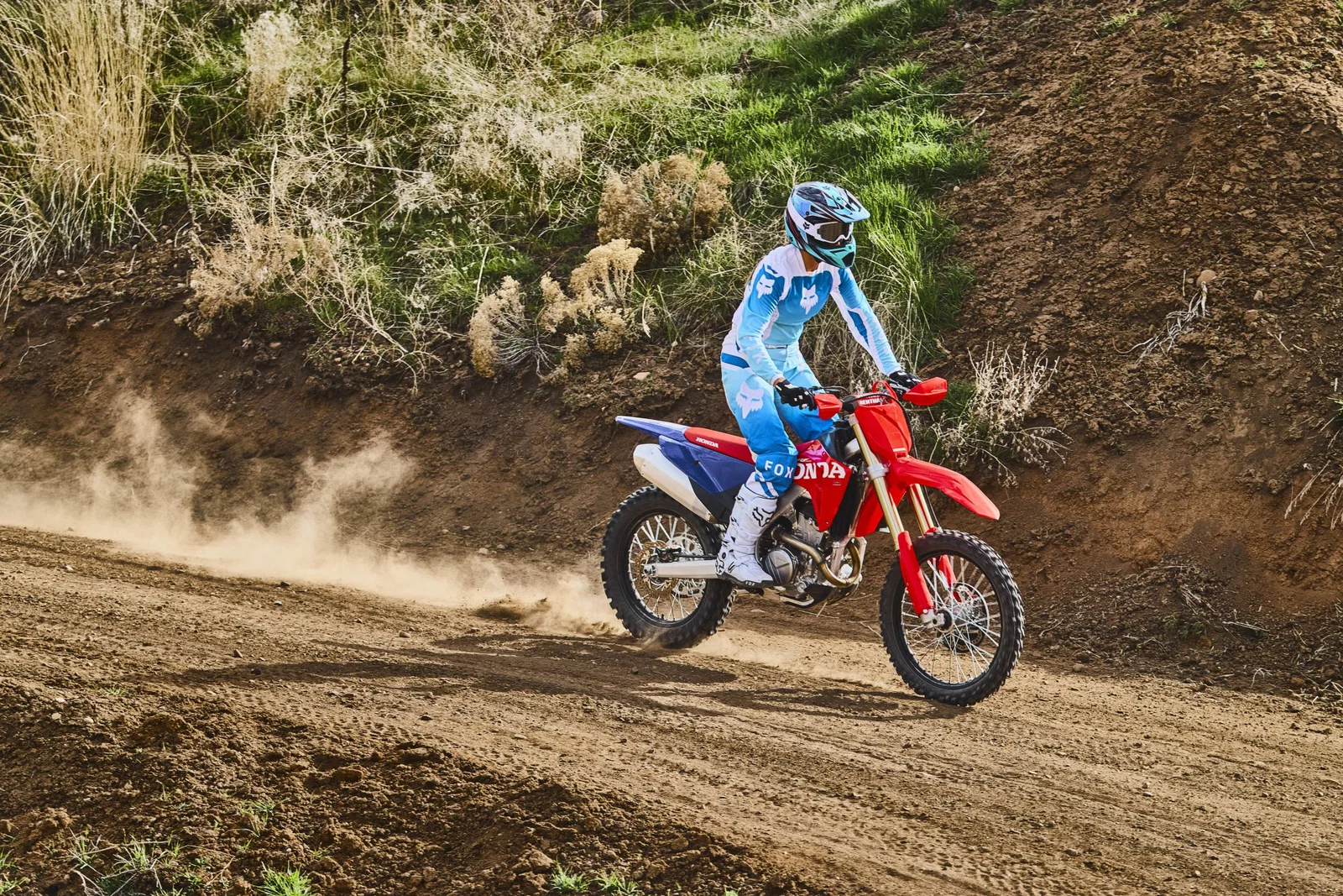 Neue Honda CRF250RX im Gelände.