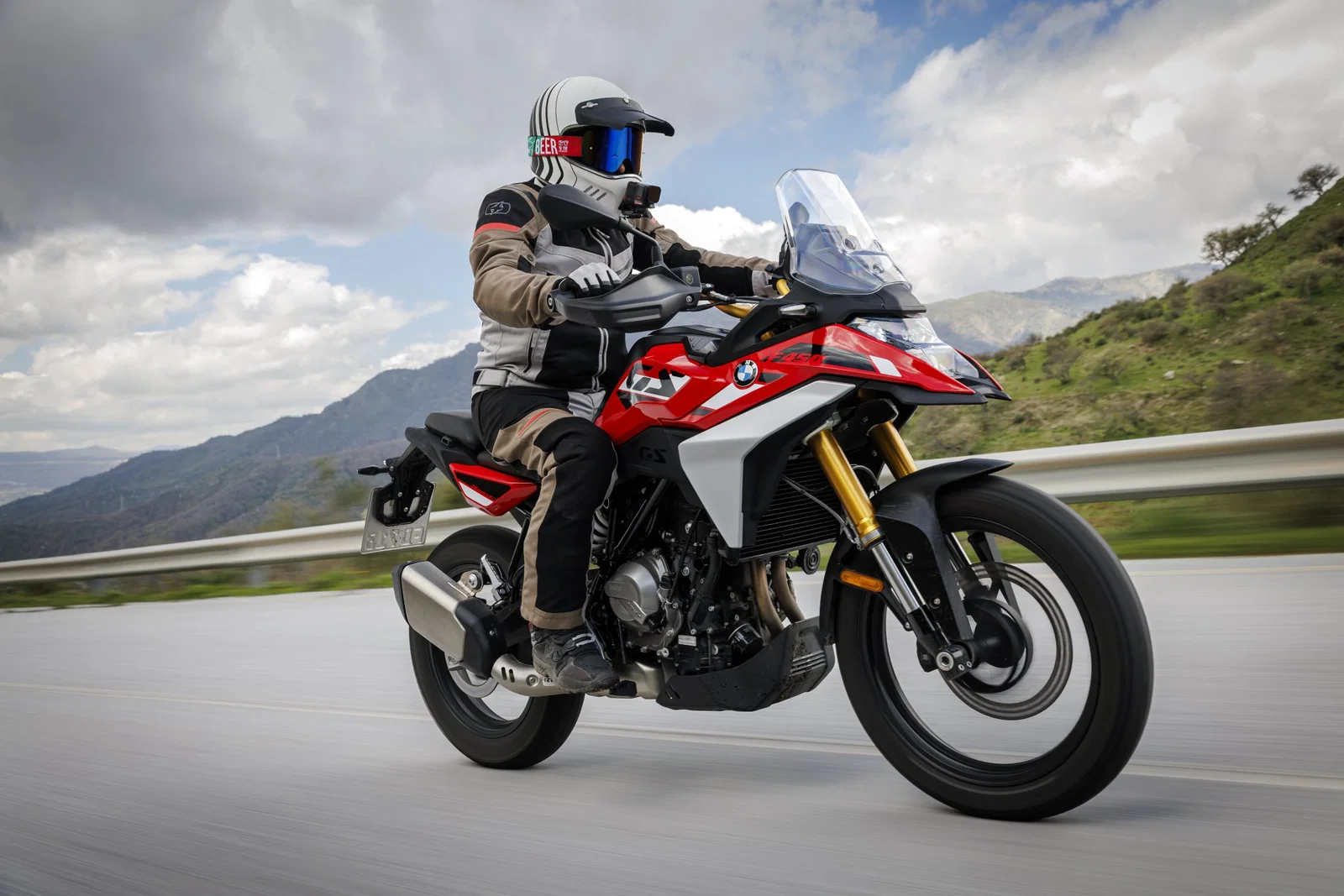 Fahren mit der BMW F450 GS