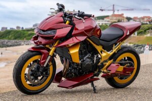 Honda stellt Sonderanfertigungen der Hornet und Transalp 750 Wheels and Waves vor