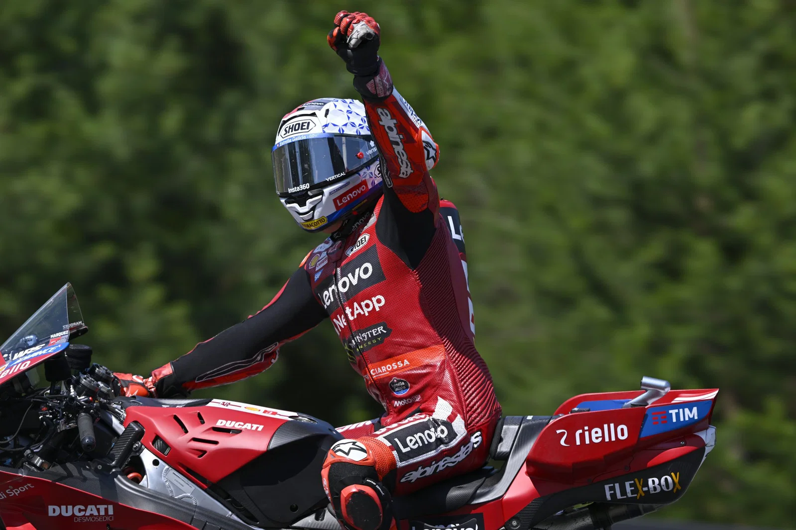 Marc Marquez siegt beim GP von Tschechien. Bildnachweis: Gold und Gans.