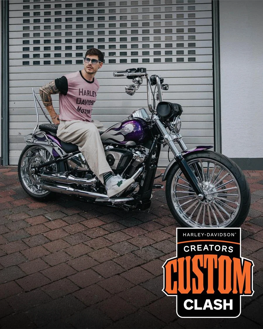 Eine maßgeschneiderte Harley-Davidson