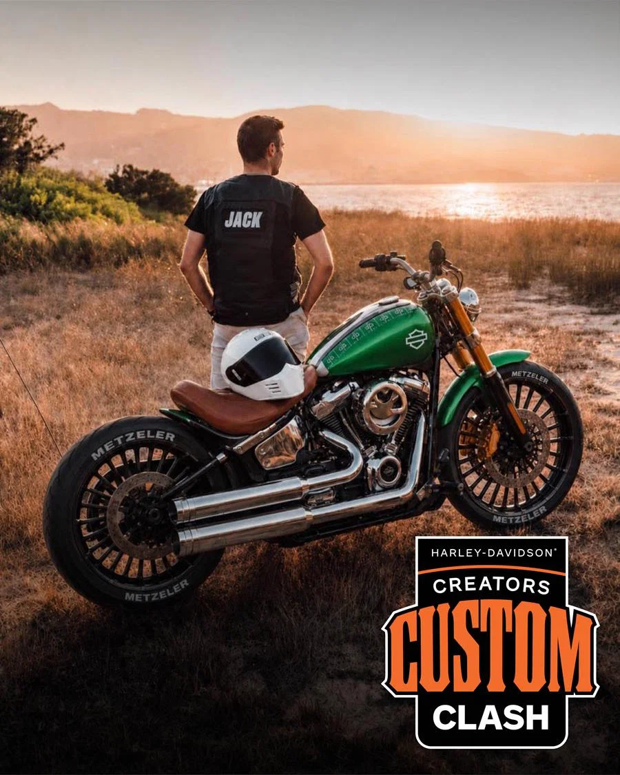 Eine maßgeschneiderte Harley-Davidson