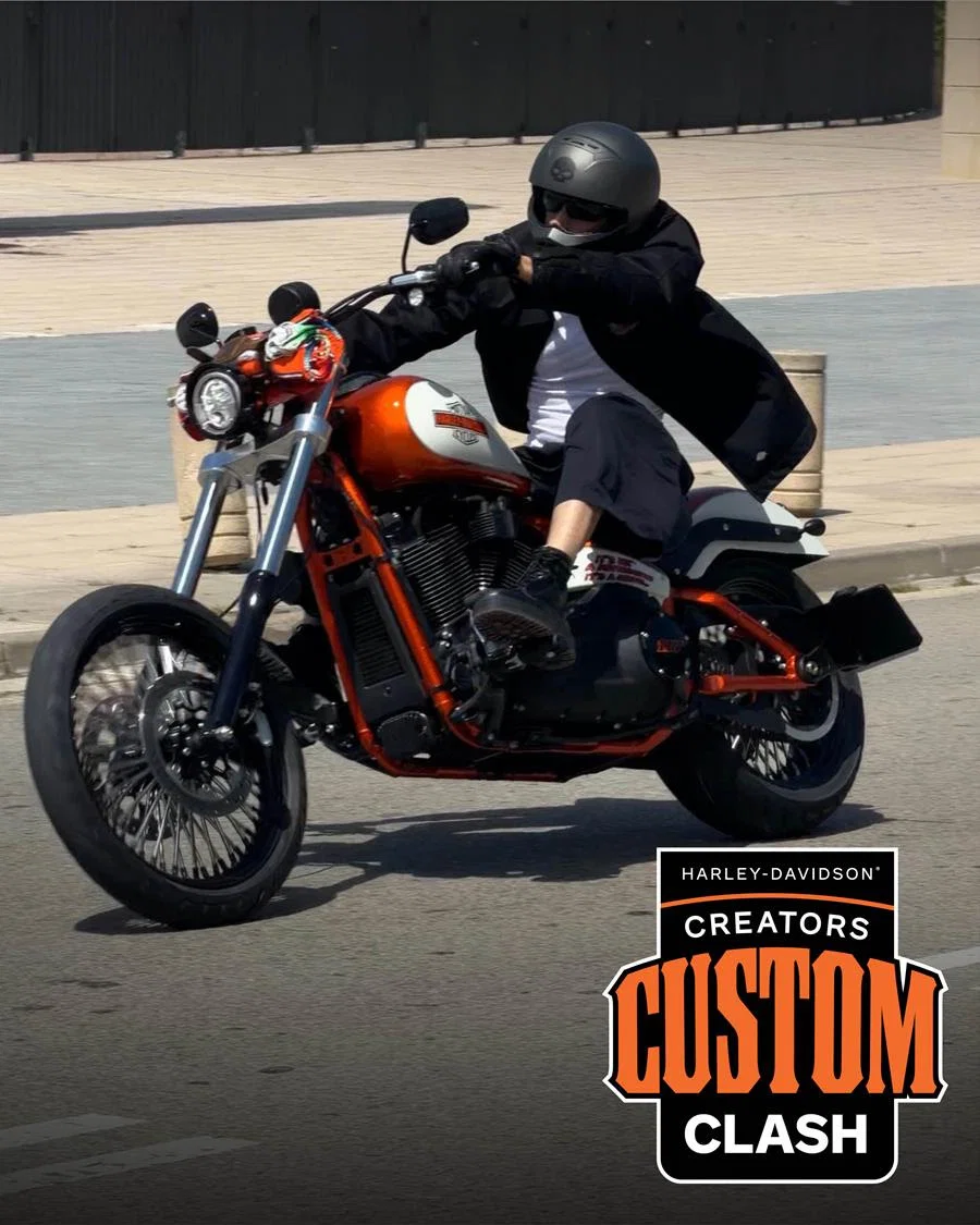 Eine maßgeschneiderte Harley-Davidson