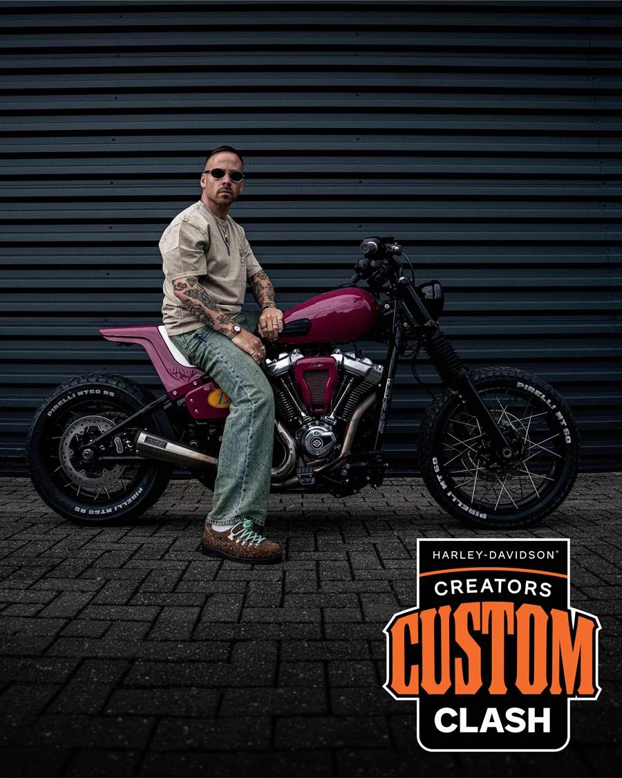 Eine maßgeschneiderte Harley-Davidson