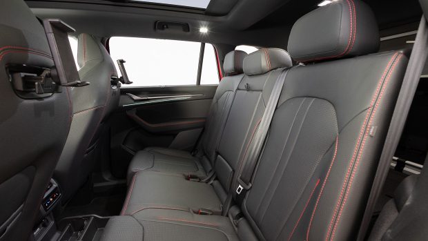 Innenrücksitz des Skoda Kodiaq RS 2025