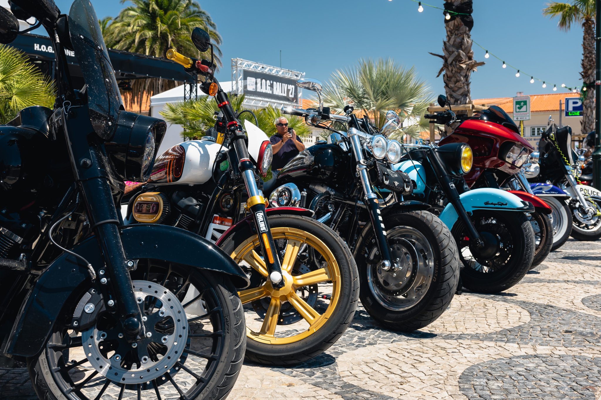 Harley-Davidson motorcycles.