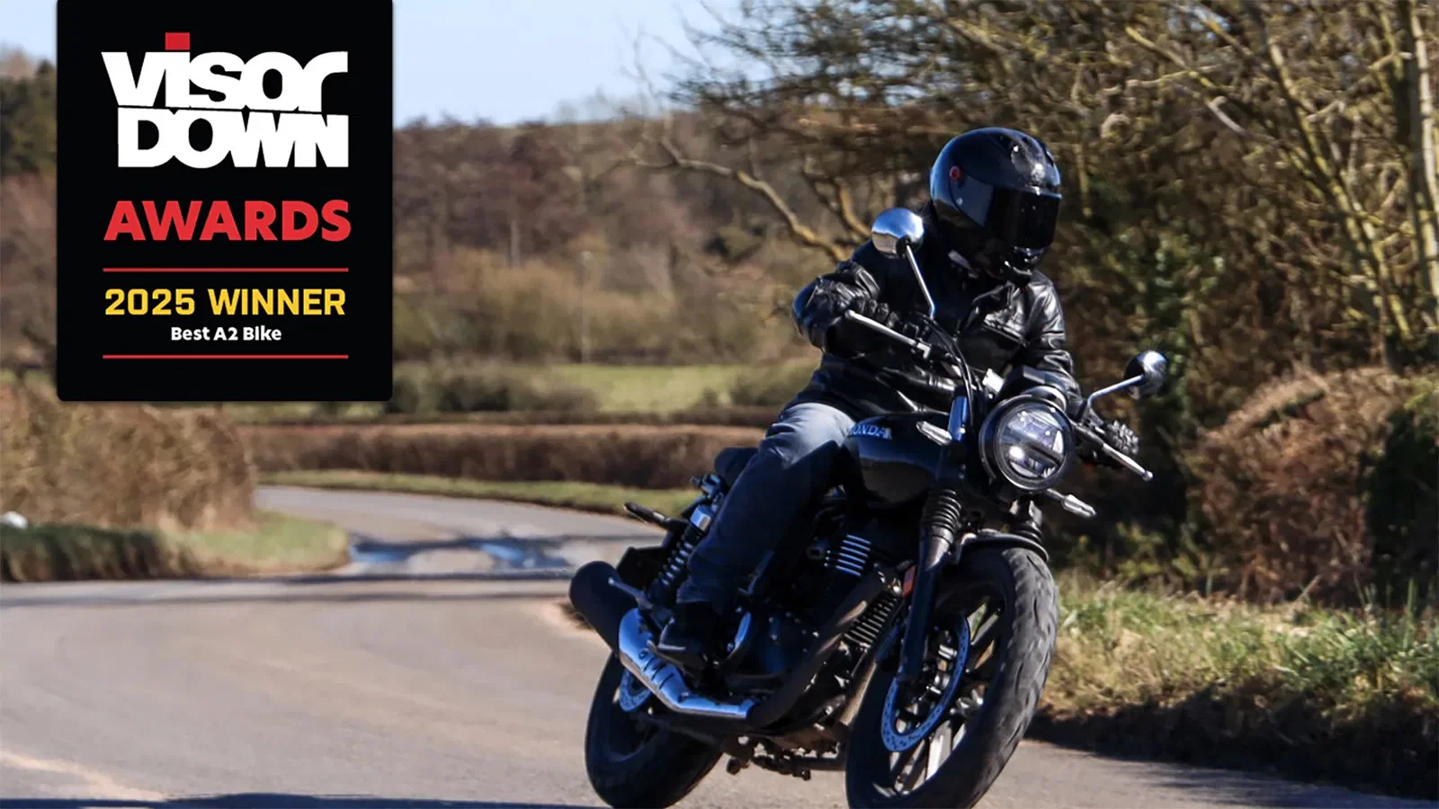 Der Honda GB350S wurde bei den Visordown Awards 2025 als bestes A2-Fahrrad ausgezeichnet.