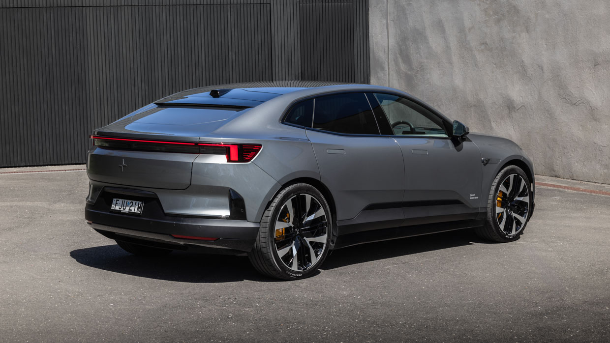 Polestar 4 2025 AWD hinten 3/4