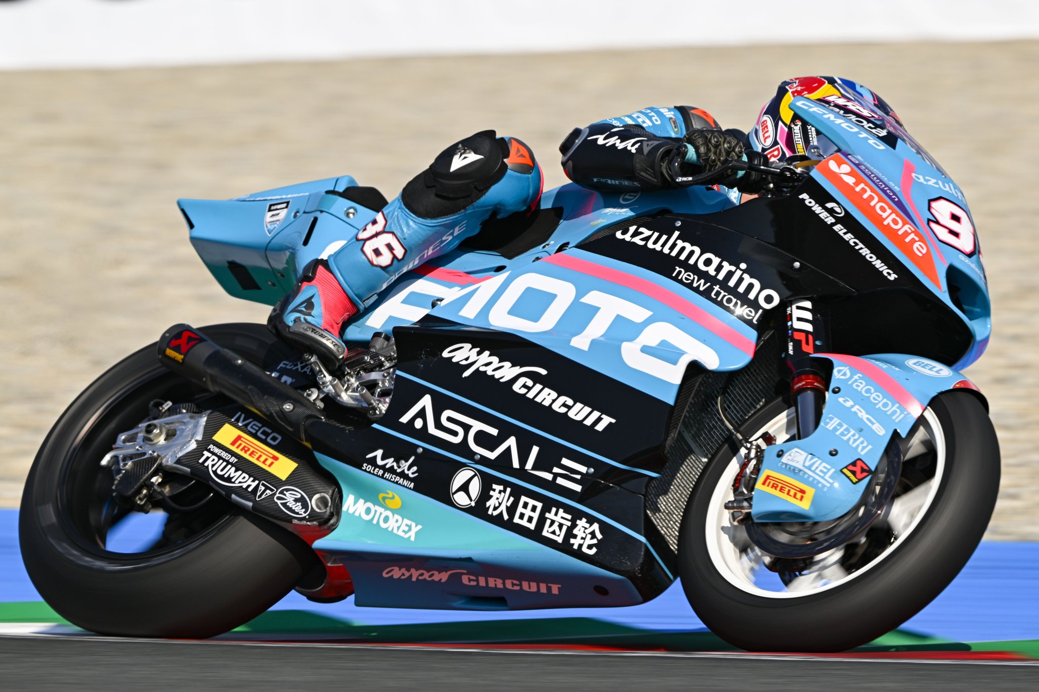 Dani Holgado in Assen. Bildnachweis: Gold und Gans.