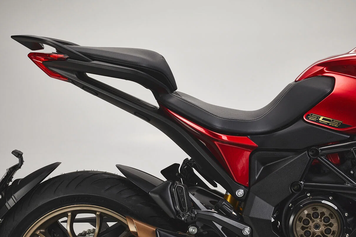 Die Sitzeinheit einer MV Agusta Turismo Veloce