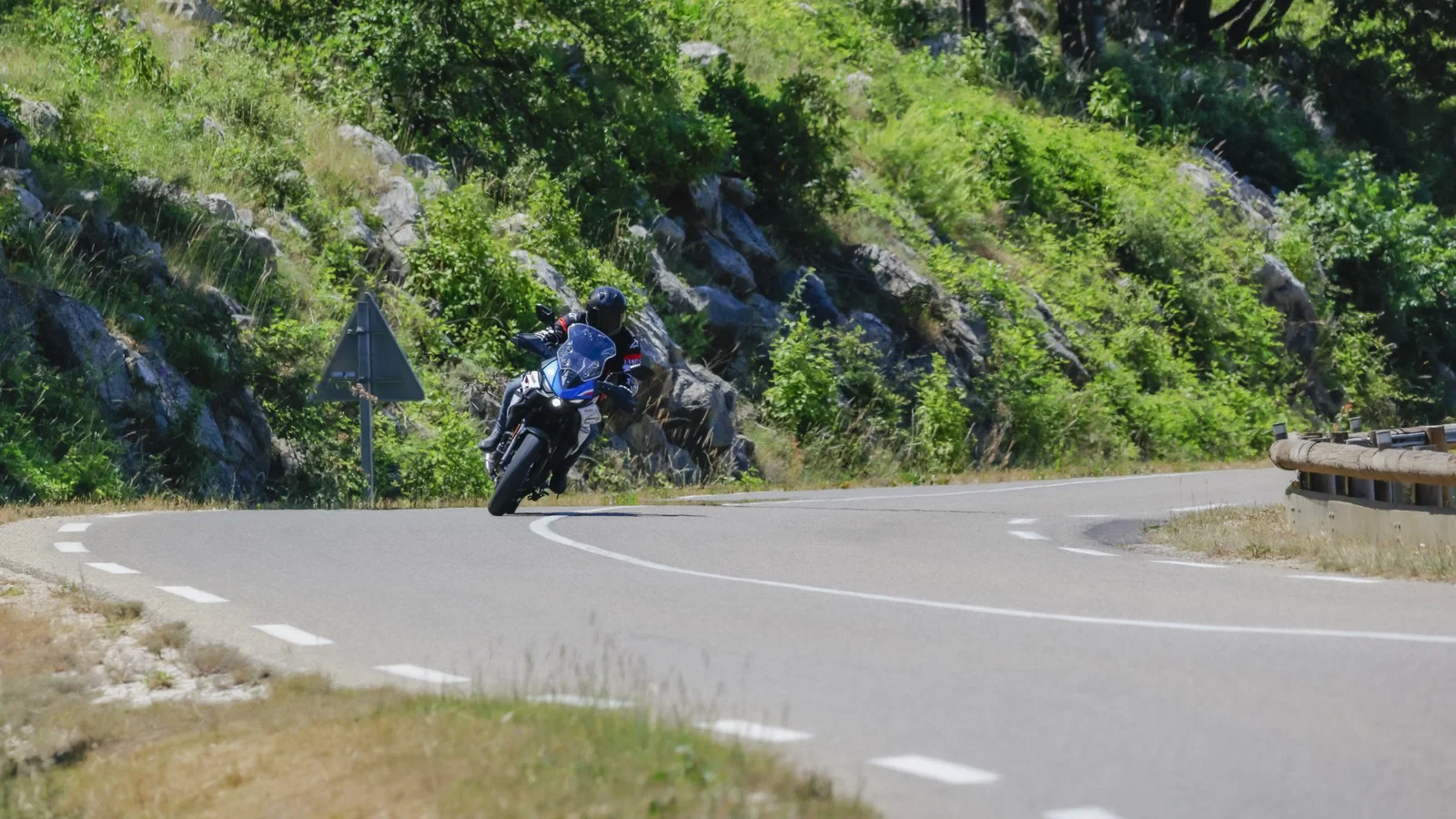 The Suzuki SV7-GX - riding