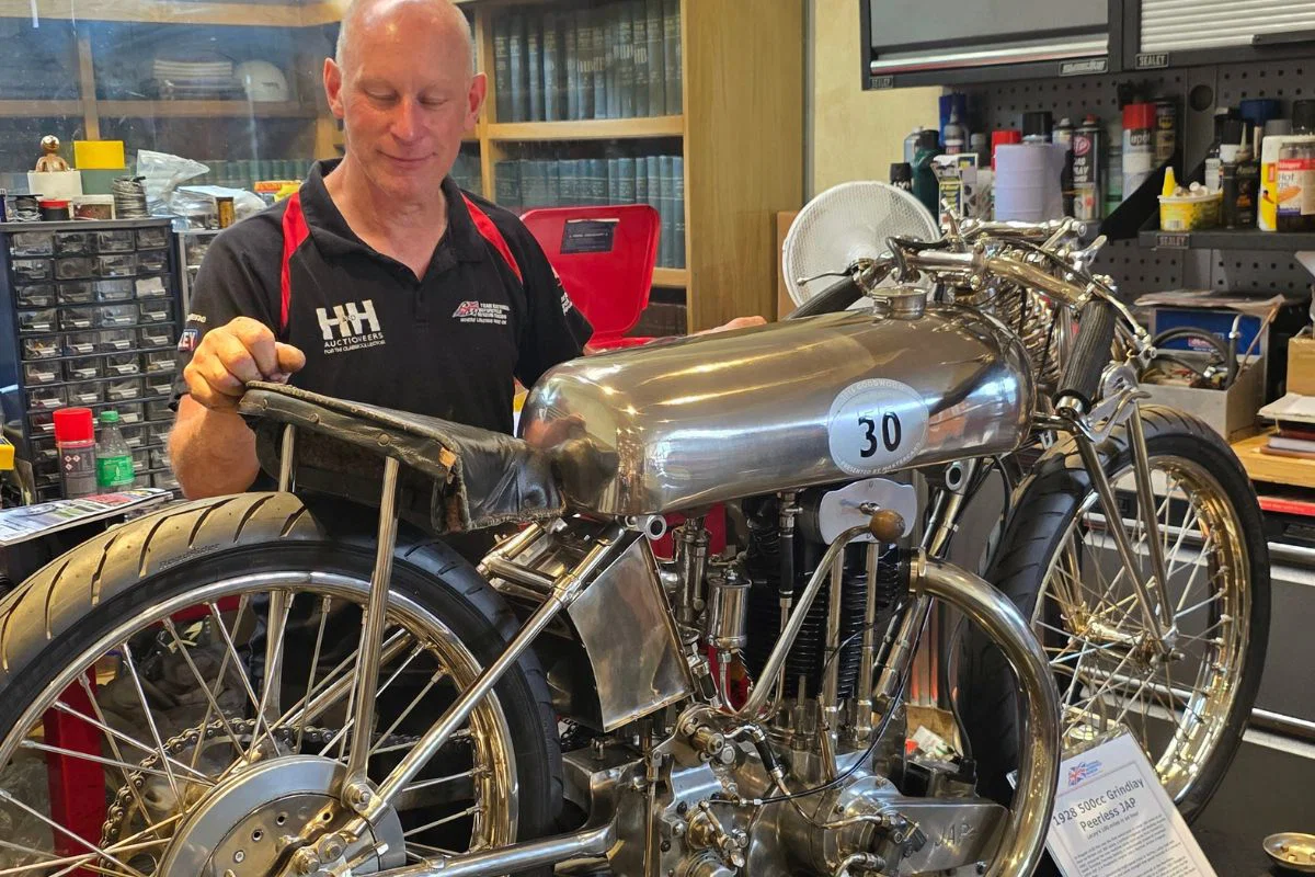 Ein japanisches Rekord-Motorrad