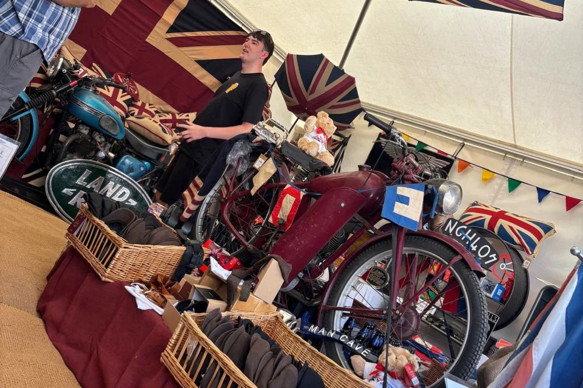 Der Stand des National Motorcycle Museum im FoS