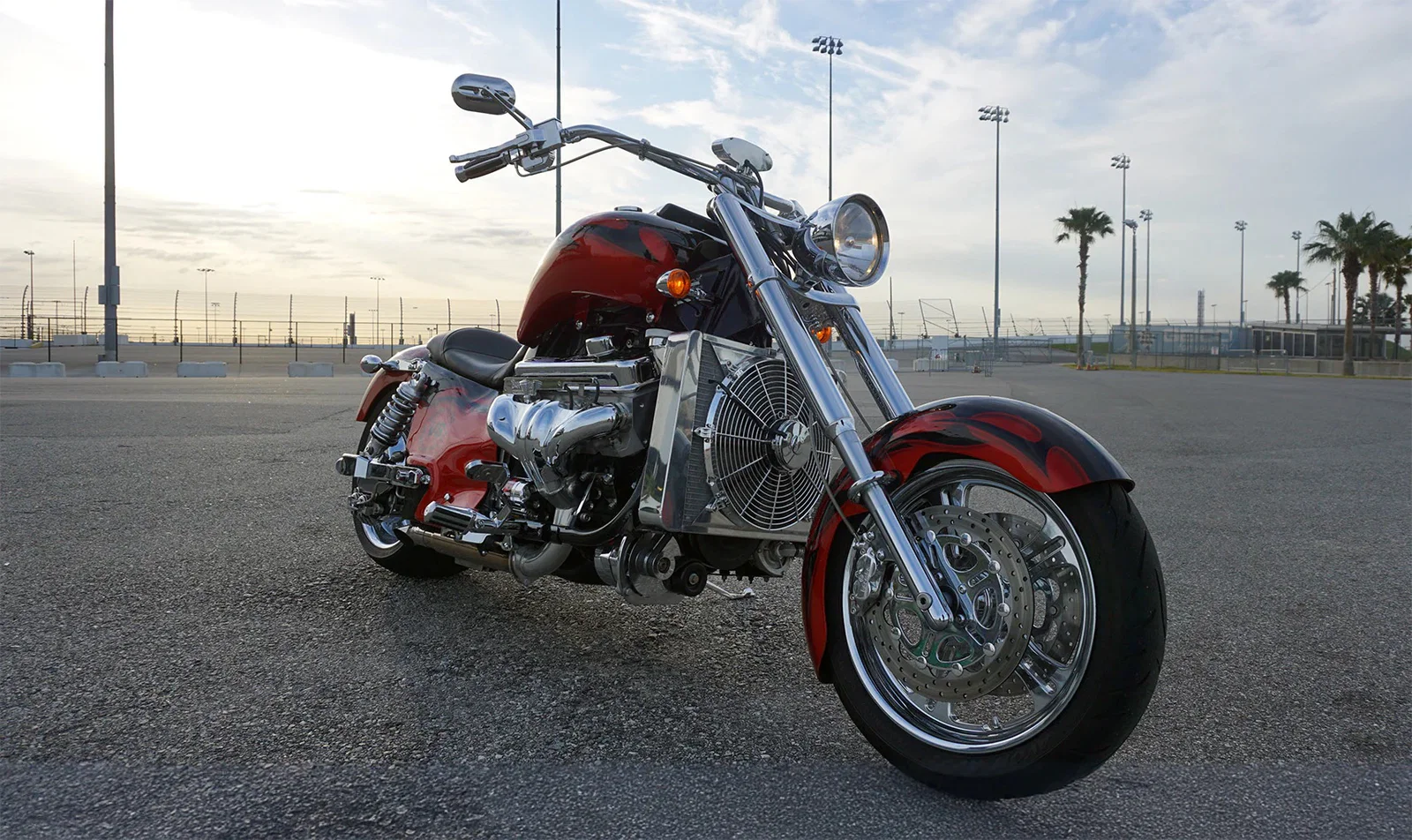 Ein Boss Hoss V8-Cruiser