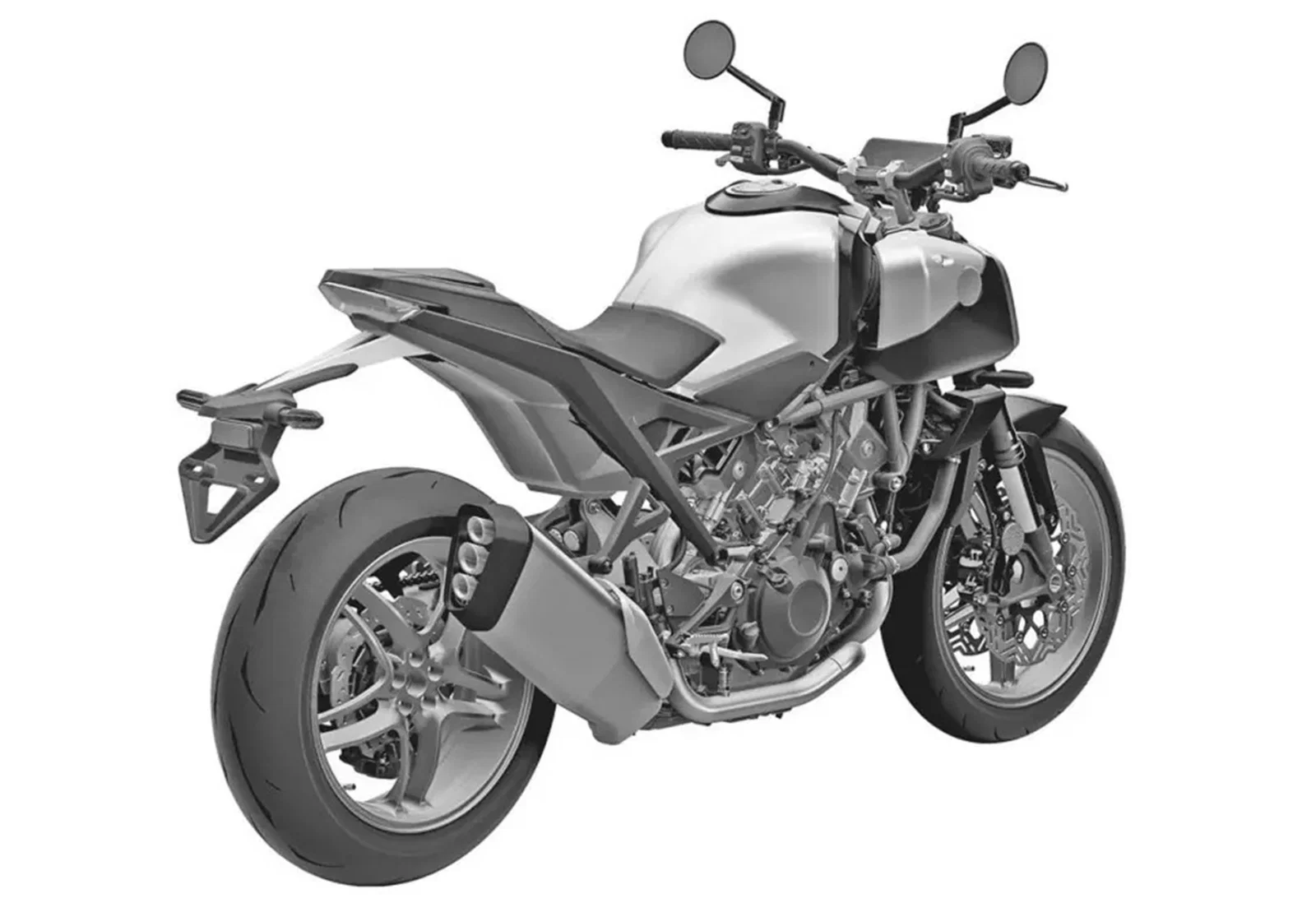 Ein Patentbild des Honda V3R 900 E-Compressor