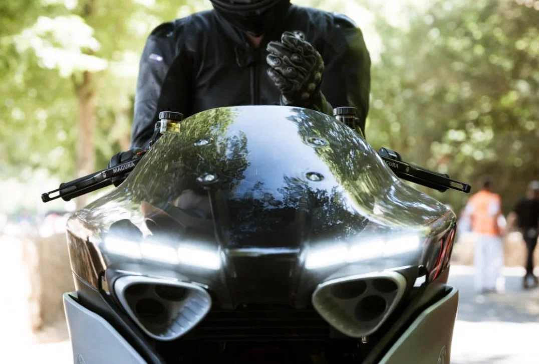 Der BMW K18 Vision beim Goodwood Festival of Speed