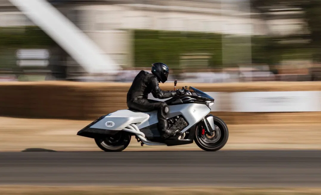 Der BMW K18 Vision beim Goodwood Festival of Speed