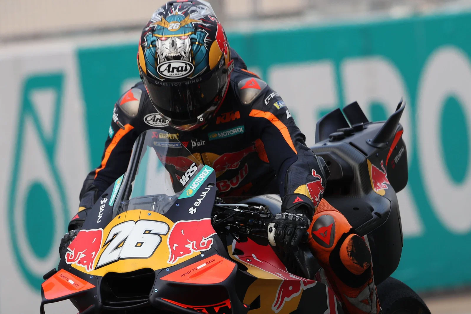 Dani Pedrosa bei einem MotoGP-Test. Bildnachweis: Gold und Gans.