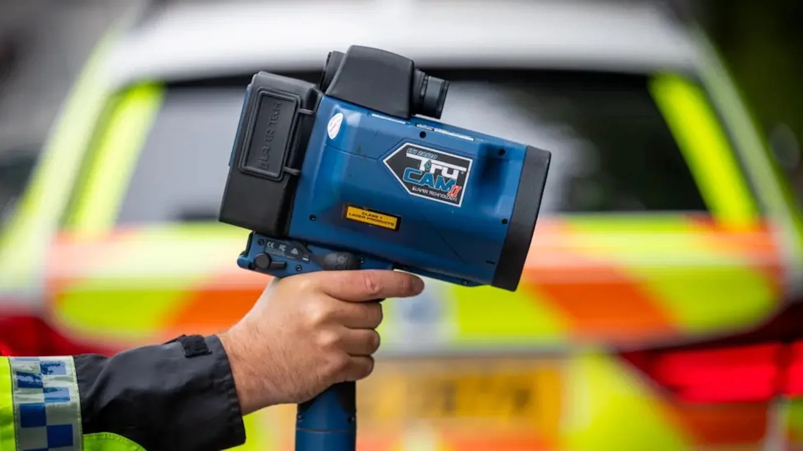 Der Blitzer TruCAM II – Bild PSNI