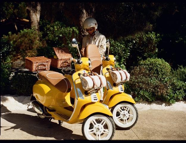 Limitierte Auflage der Vespa x Gigi-Roller. 