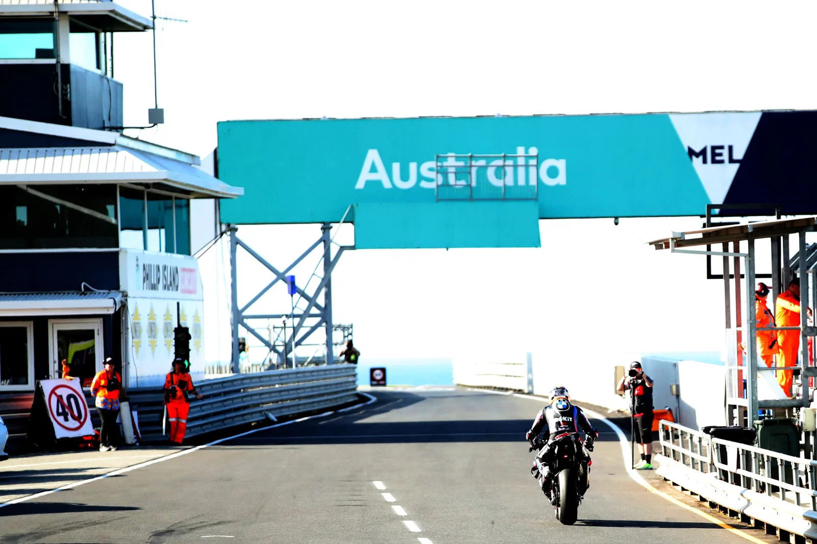 WorldSBK auf Phillip Island. Bildnachweis: Gold und Gans.