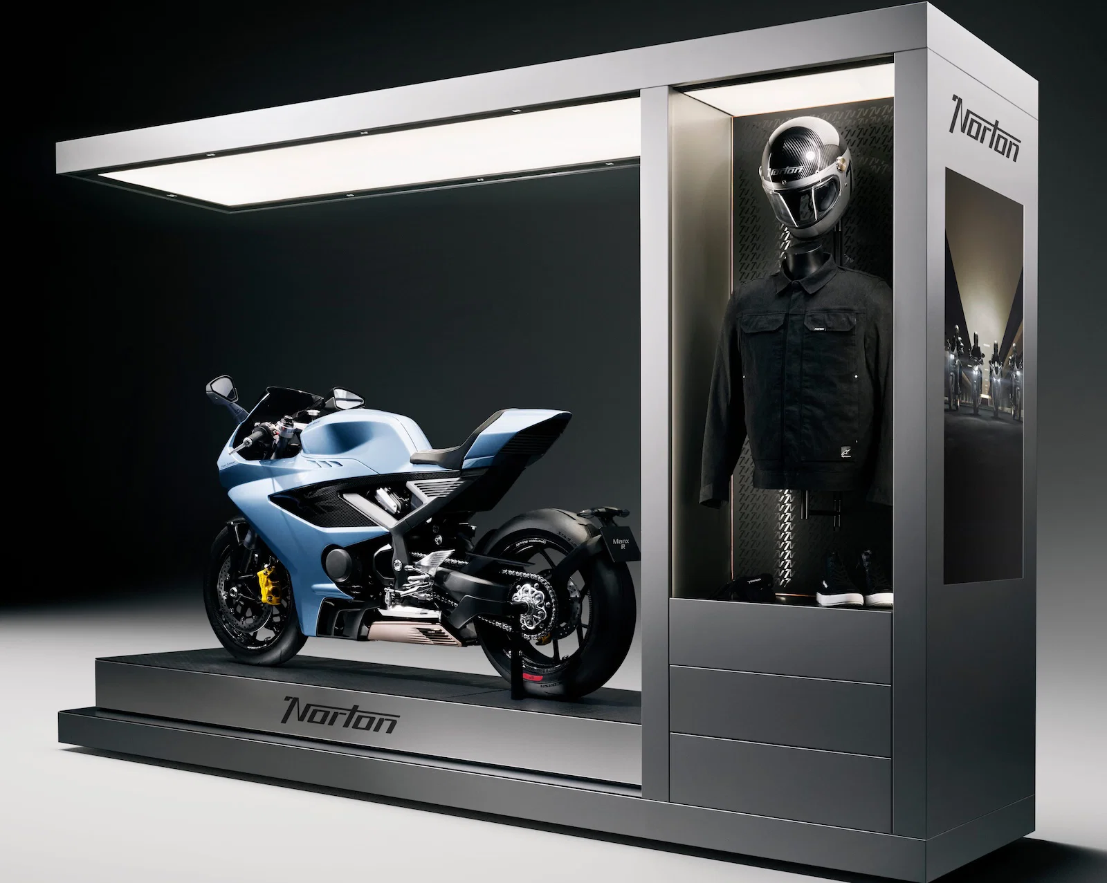Norton-Händler-Display-Konzept