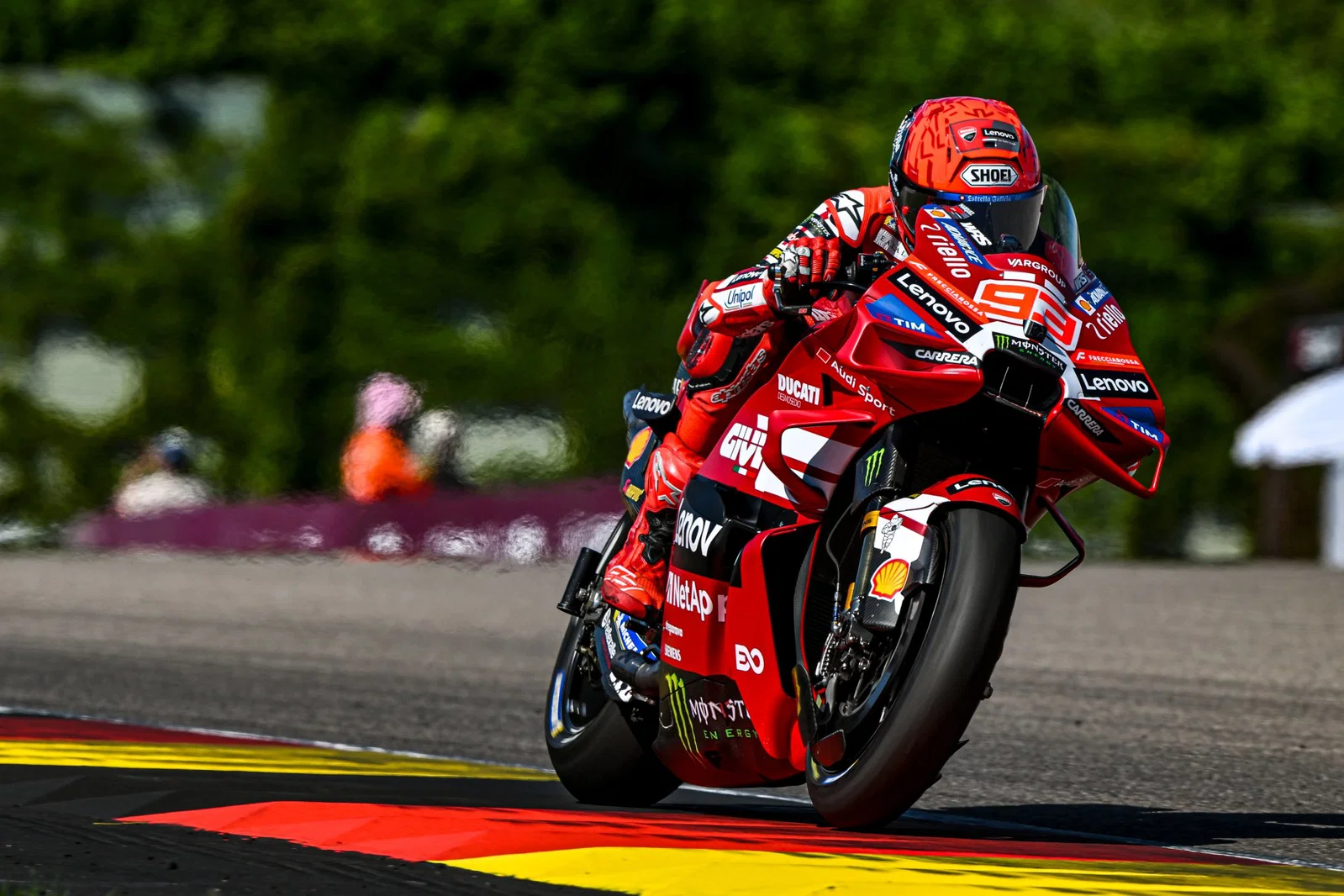 Marc Marquez fährt 2026 auf dem Sachsenring, Deutschland.