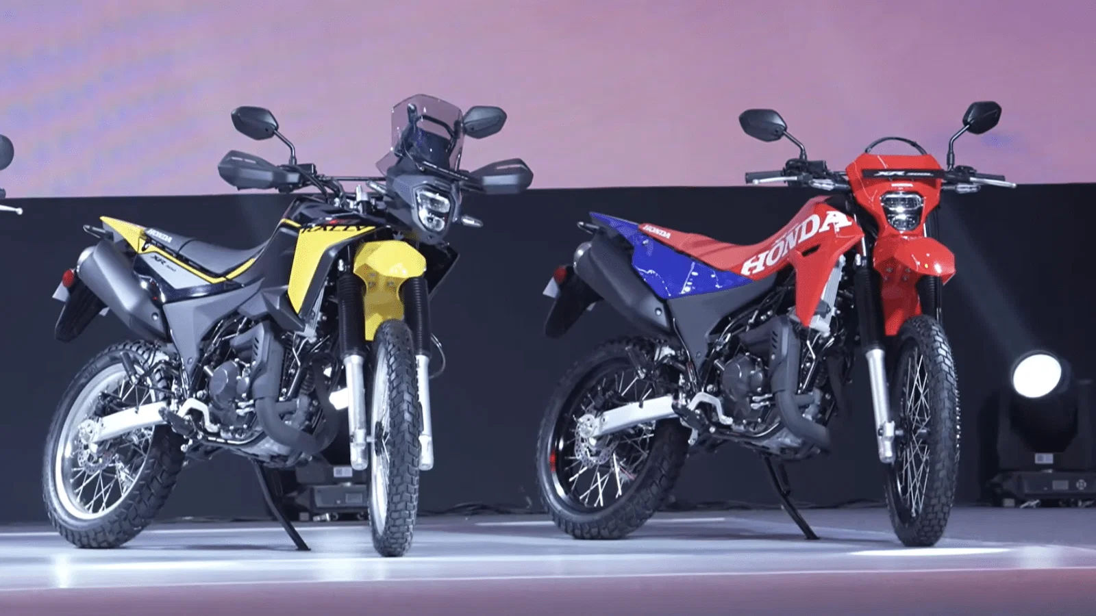 The new Honda XR300L and XR300L Rally