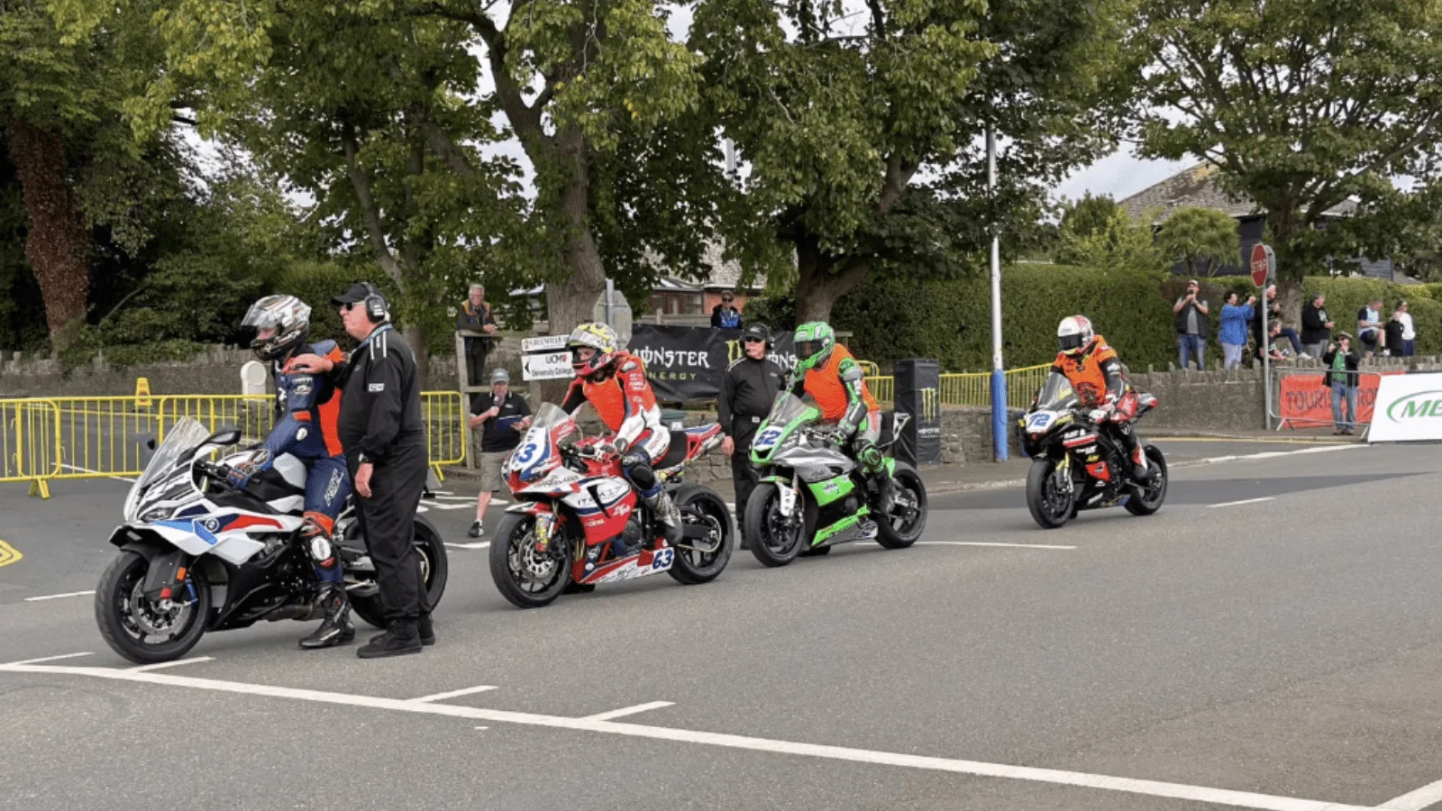 The Manx Grand Prix has already been affected by poor weather. Credit: Manx Grand Prix.