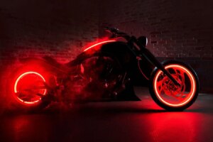 Sylvain Guintoli versteigert maßgefertigtes Sega Sonic „Dark Rider“-Motorrad