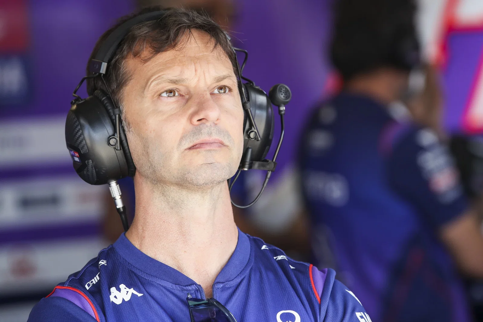 Gino Borsoi bei einem MotoGP-Rennen. Bildnachweis: Gold und Gans.