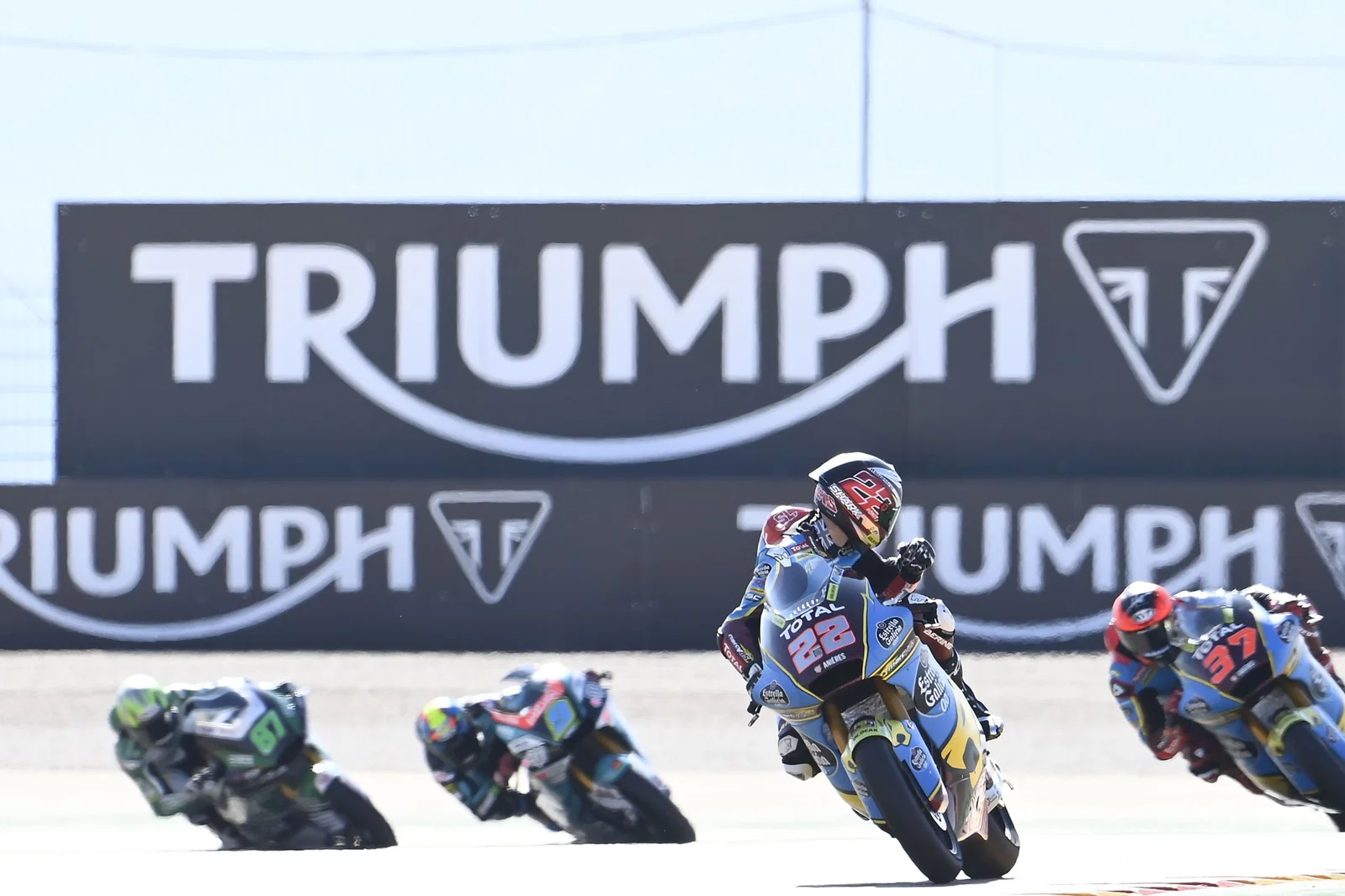 Ein Moto2-Rennen