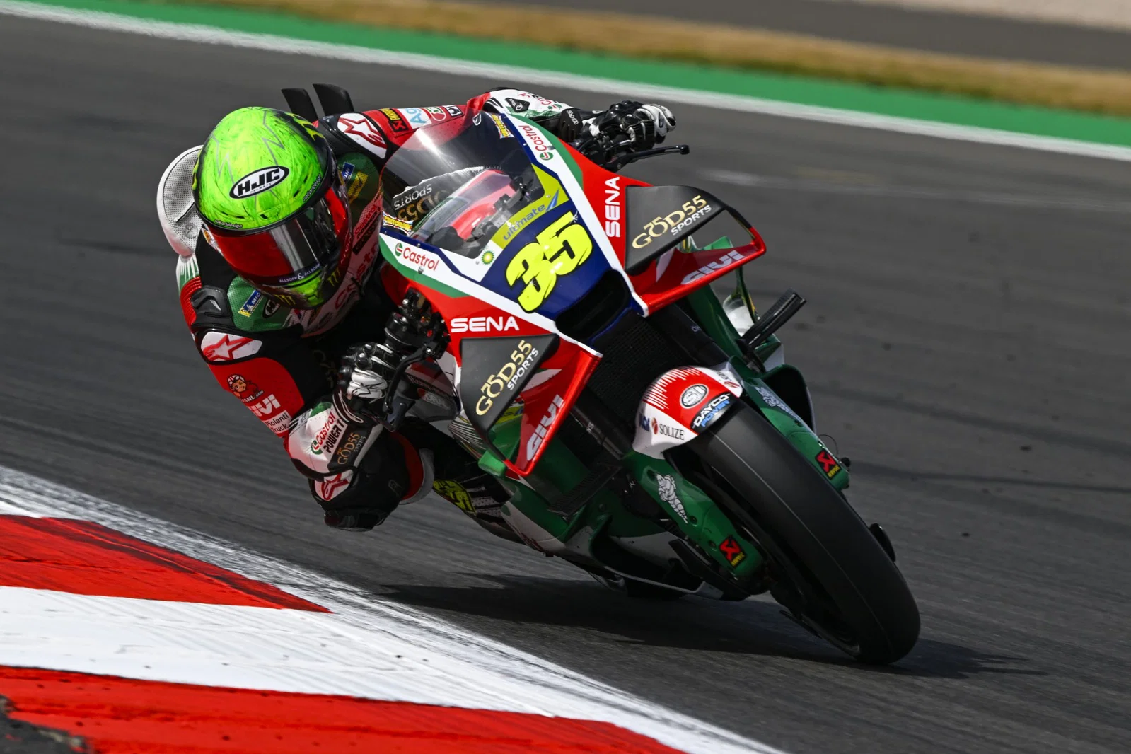 Cal Crutchlow fährt in Silverstone. Bildnachweis: Gold und Gans.